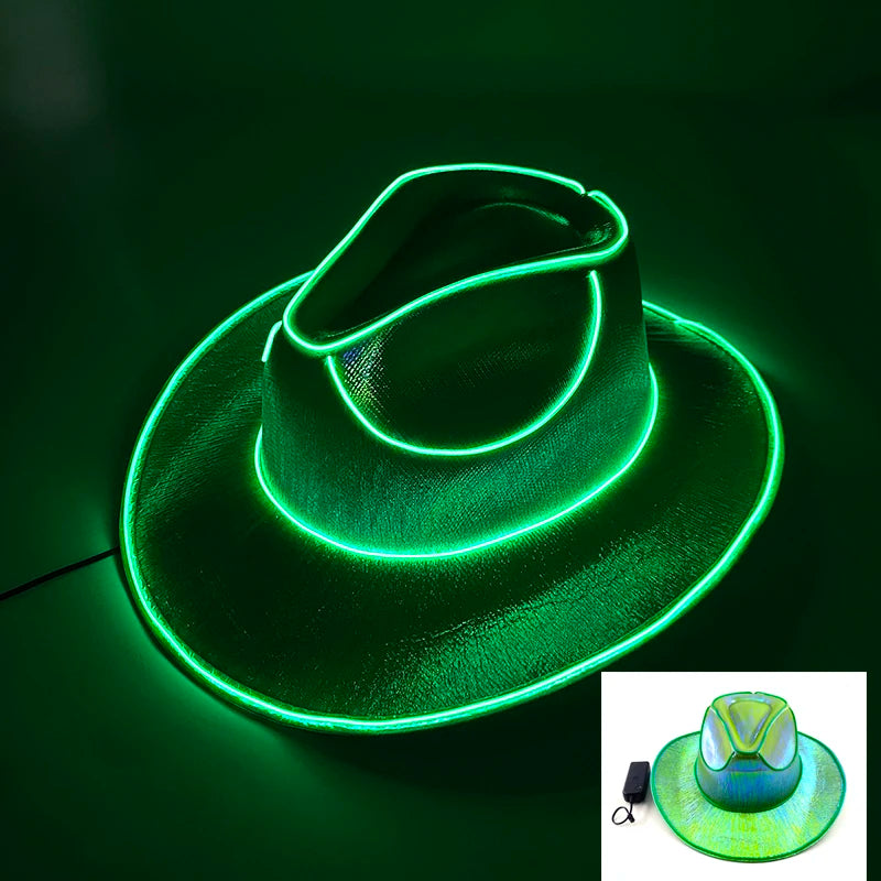 Sombrero LED Neón
