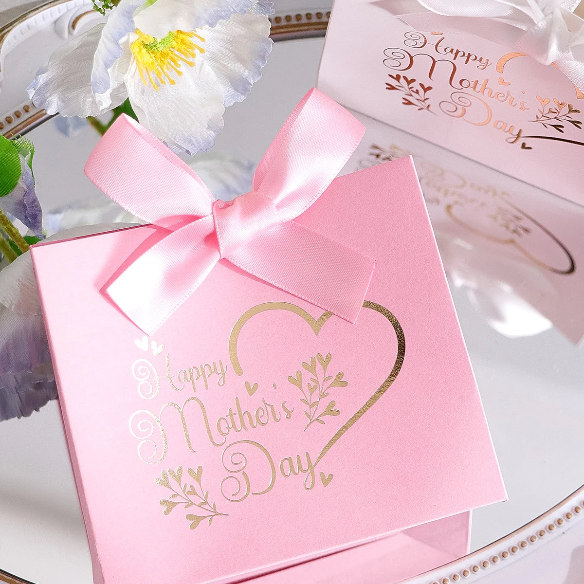 Cajas de Regalo para el Día de la Madre - Pack 5 Pcs Diseño Elegante