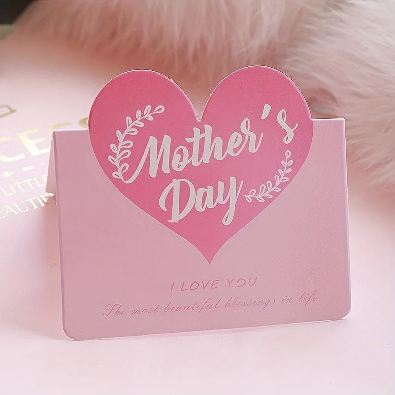 Tarjetas de Mensaje para Regalos - Pack de 10 Corazones para Escribir