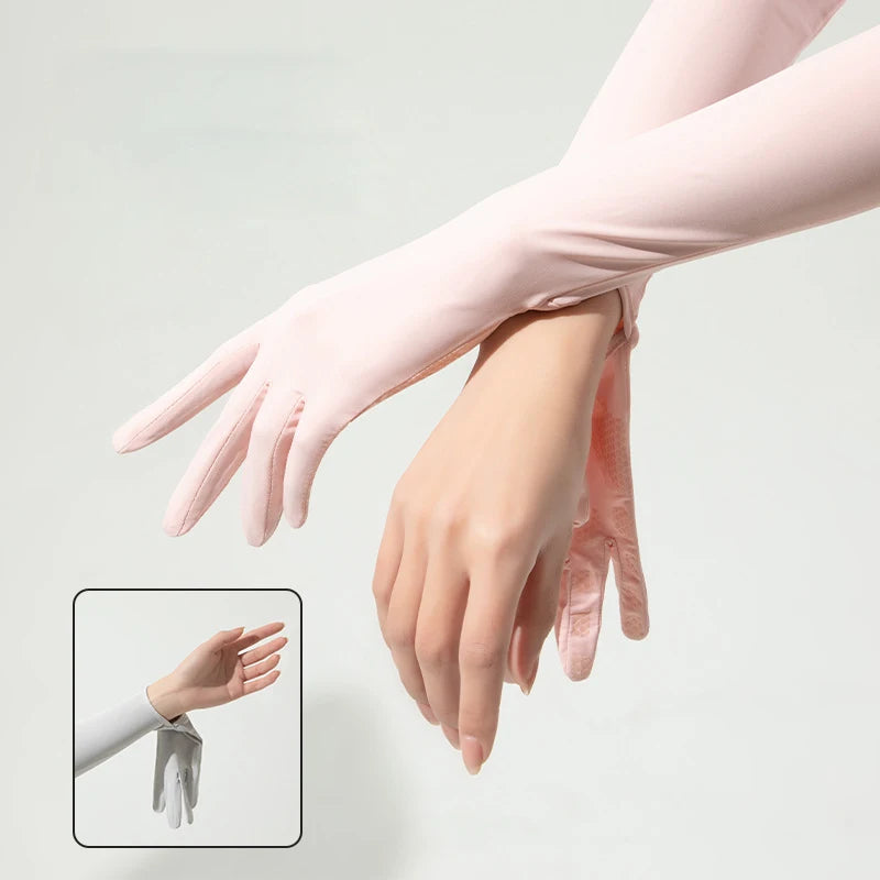 Guantes Largos de Protección UV UPF50+ - Mangas de Verano para Conducir