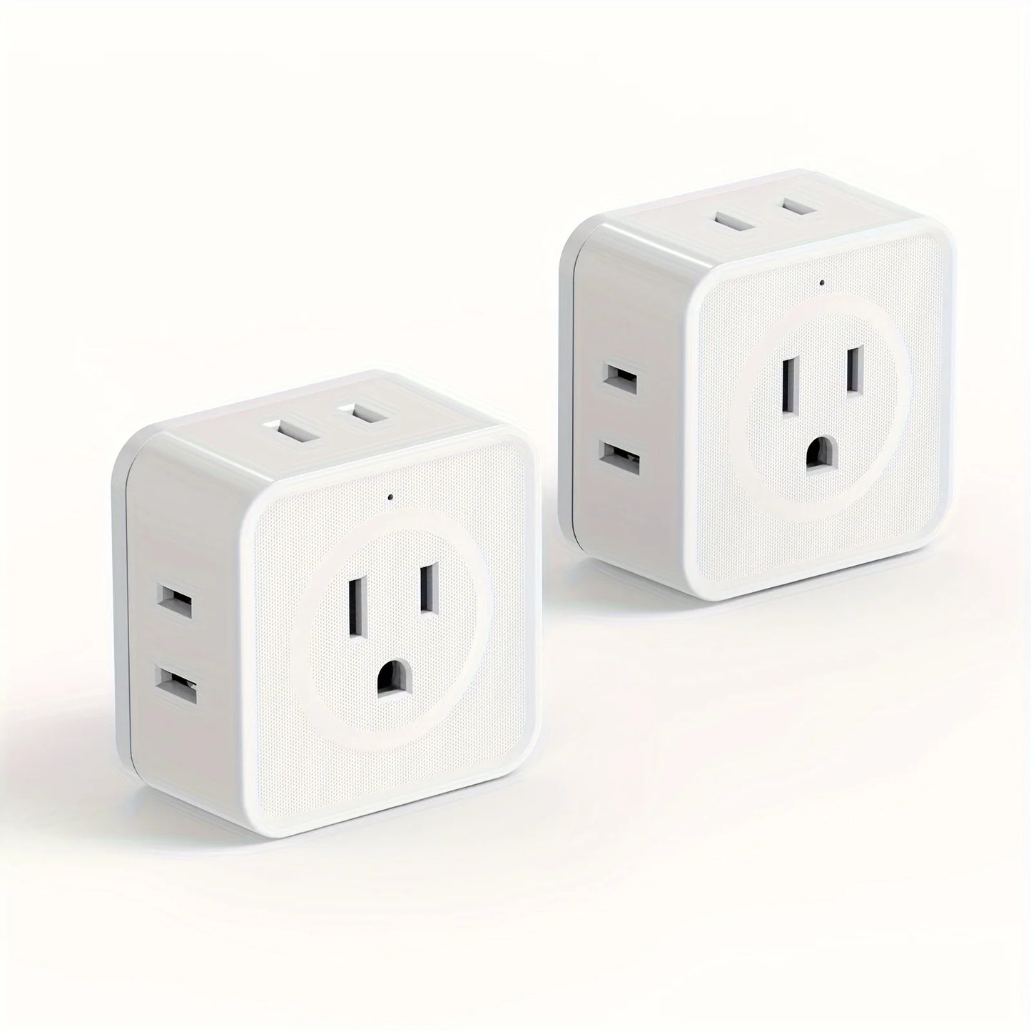 Adaptador de Enchufe Múltiple 5 Vías - Expansor de Pared para Viajes y Hogar