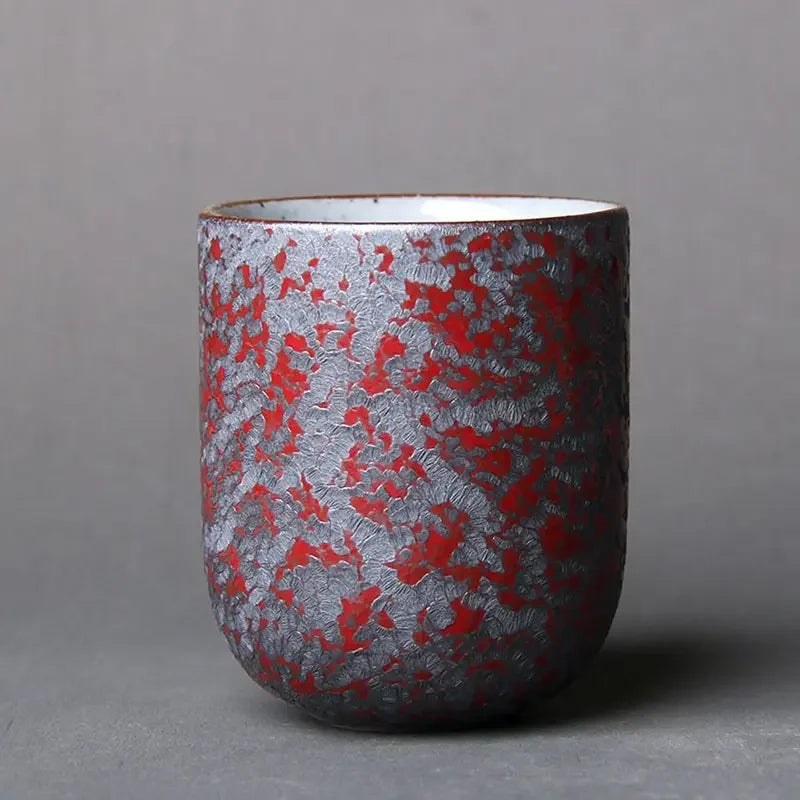 Tazas de Té Kung Fu de Cerámica 120ml - Estilo Japonés Wabi-Sabi