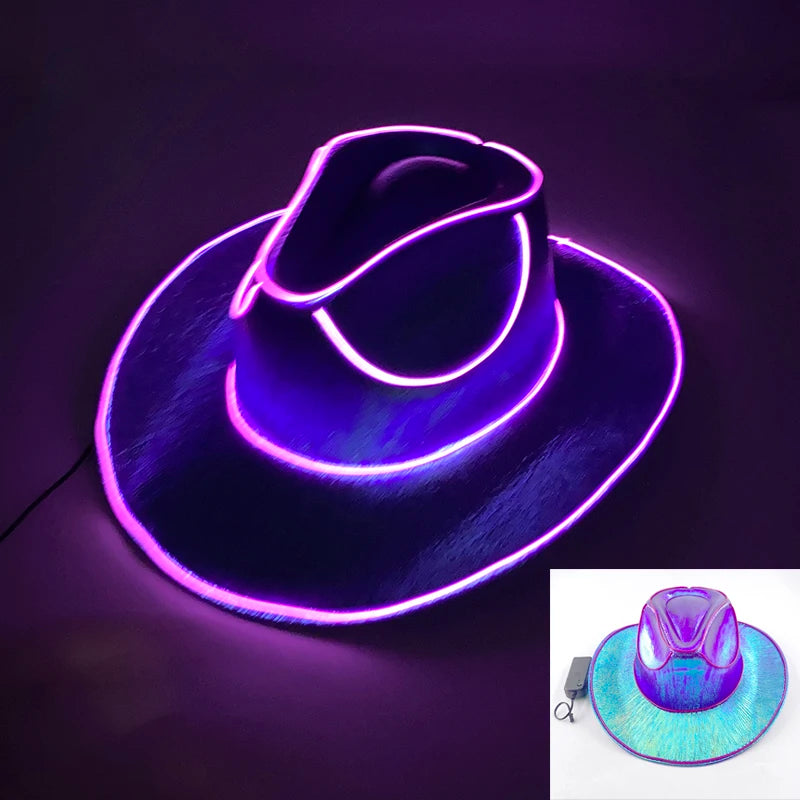 Sombrero LED Neón