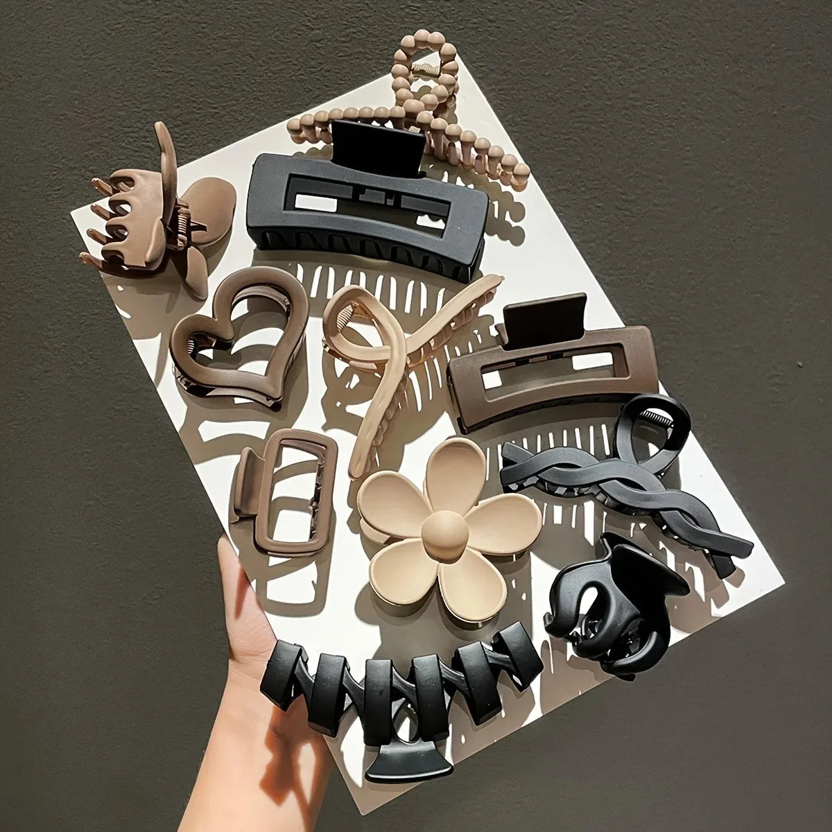 Broches para Cabello Acabado Mate – Clips Tipo Garra