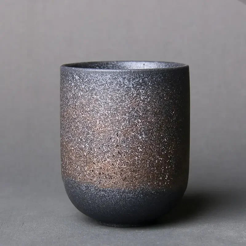 Tazas de Té Kung Fu de Cerámica 120ml - Estilo Japonés Wabi-Sabi