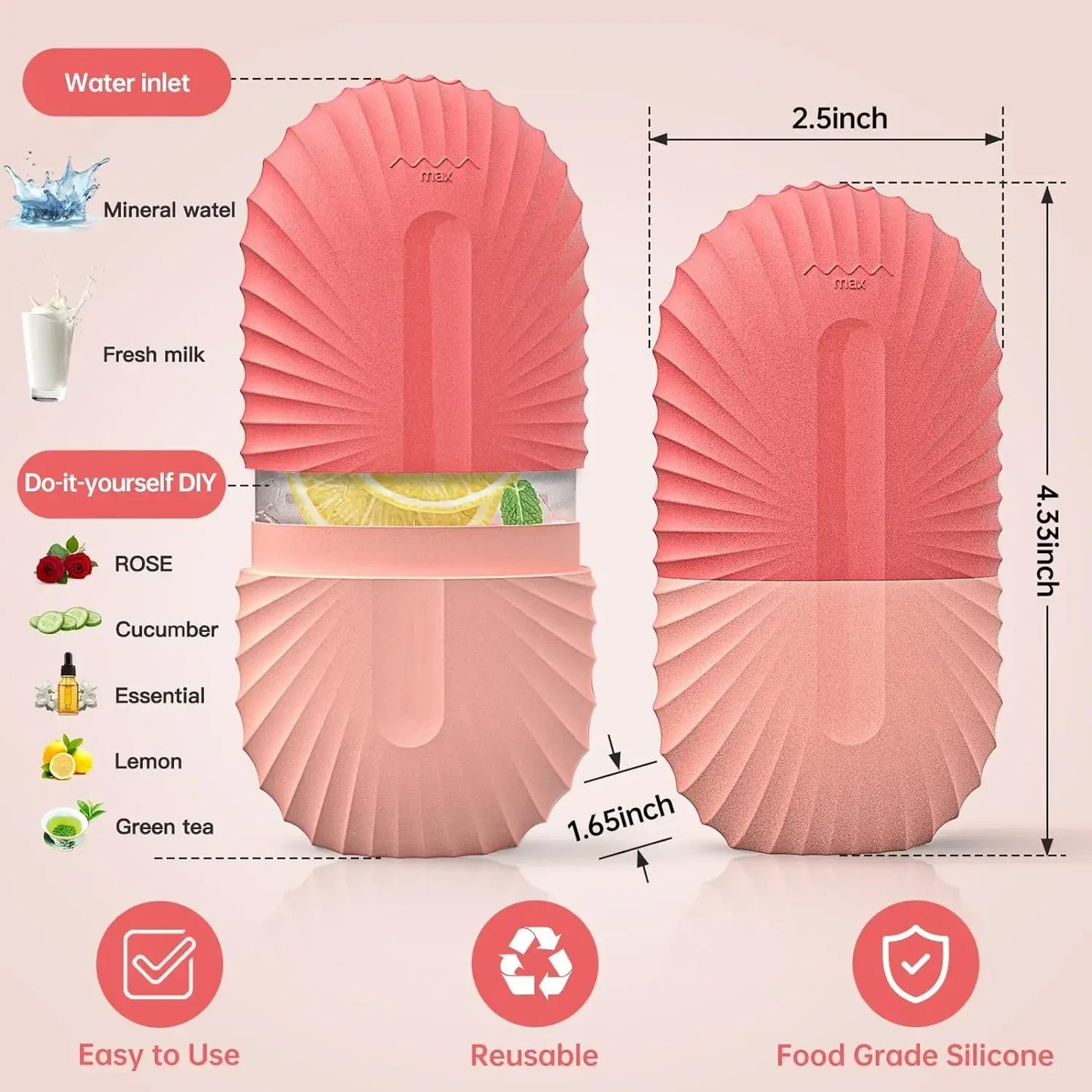 Ice Facial Roller para Rostro | Masajeador Facial de Hielo para Skincare