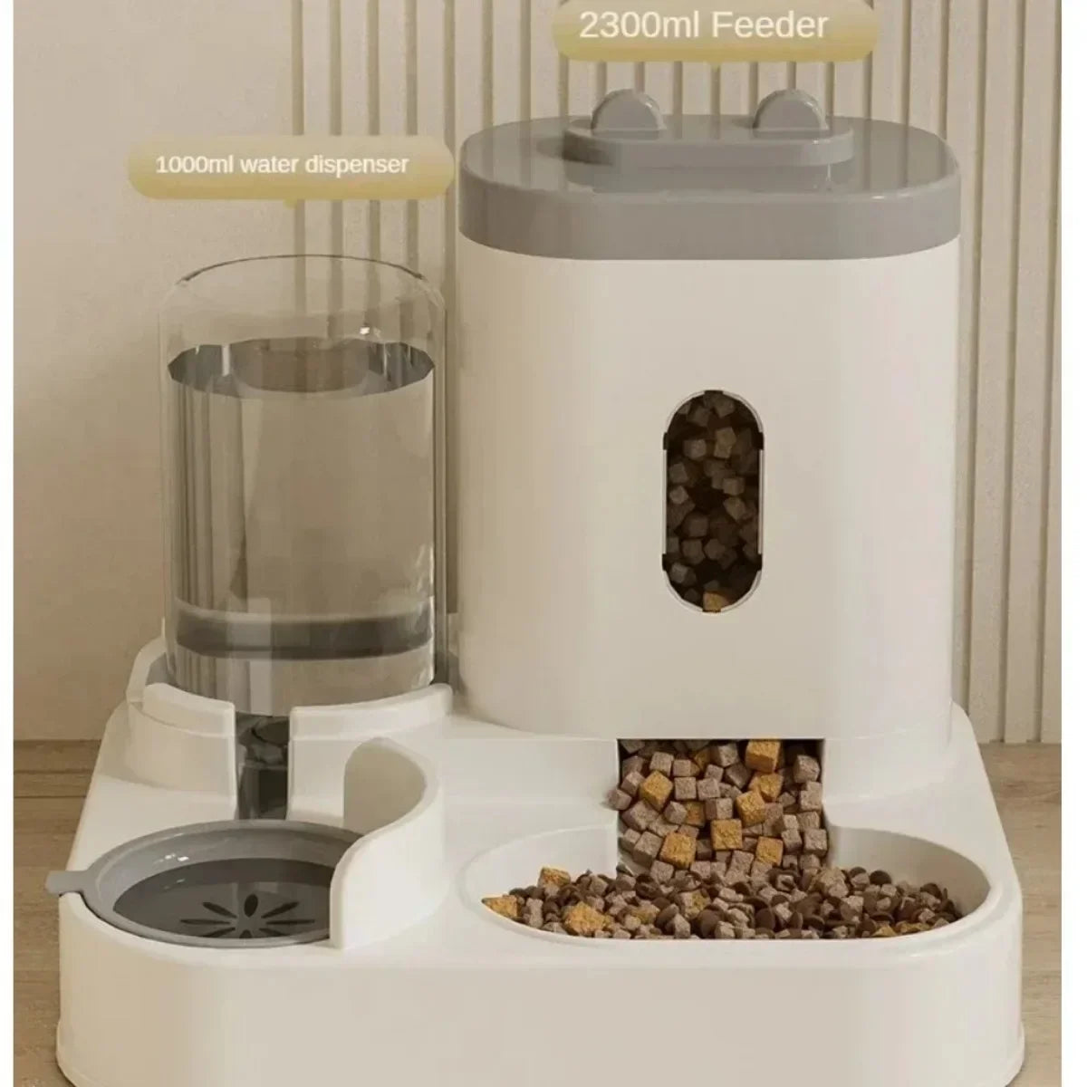 Dispensador Automático de Comida y Agua para Mascotas Gran Capacidad