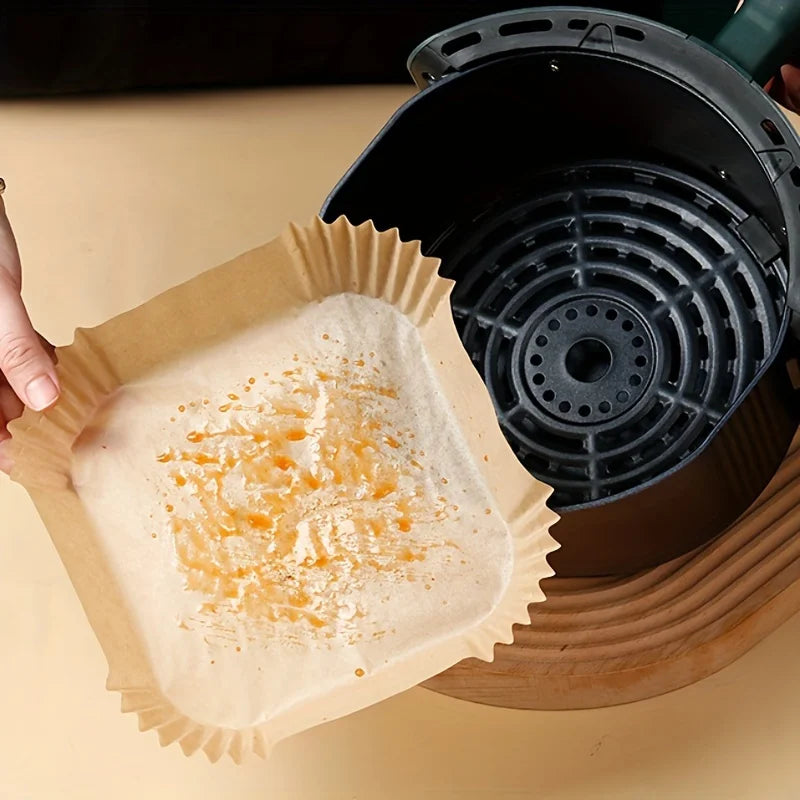 Papel Pergamino para Air Fryer Impermeable y Antiaherente - Repostería y BBQ