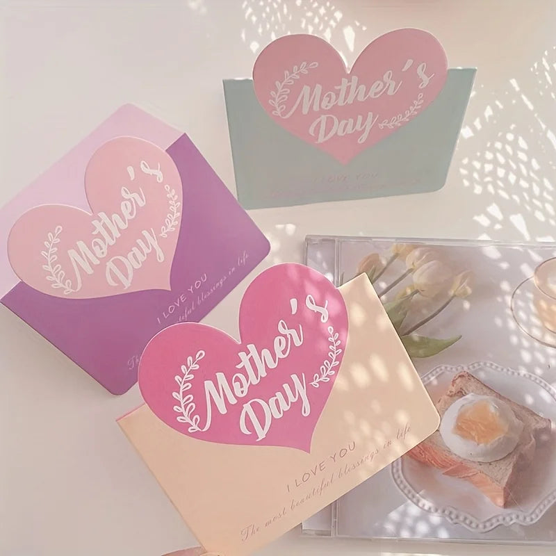 Tarjetas de Mensaje para Regalos - Pack de 10 Corazones para Escribir