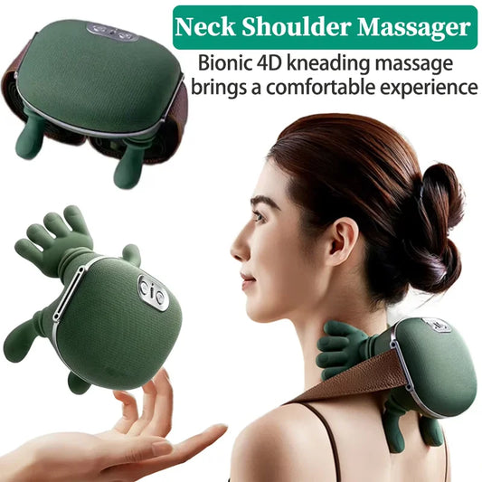 Masajeador Cervical y de Hombros 4D Portátil