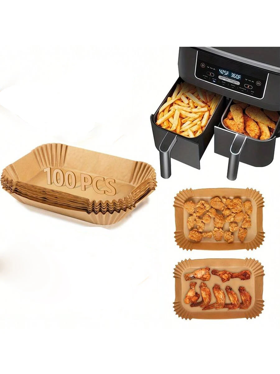 Papel Pergamino para Air Fryer Impermeable y Antiaherente - Repostería y BBQ