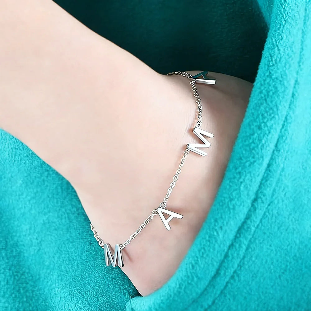 Pulsera “Mamá” Minimalista Ajustable – Regalo Día de las Madres