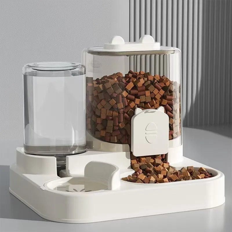 Dispensador Automático de Comida y Agua para Mascotas Gran Capacidad