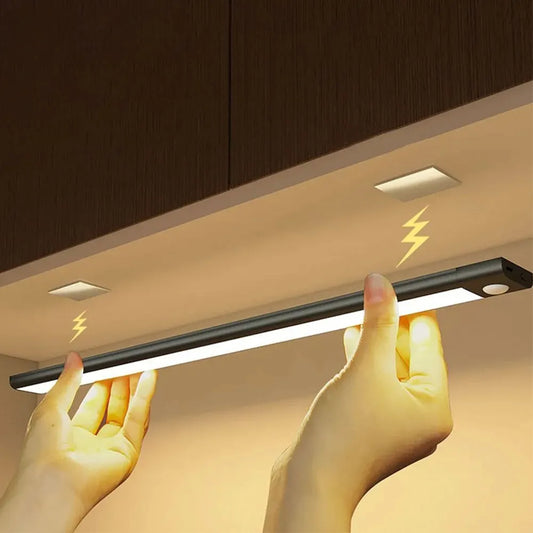 Lámpara LED para Gabinete con Sensor de Movimiento - Recargable USB-C