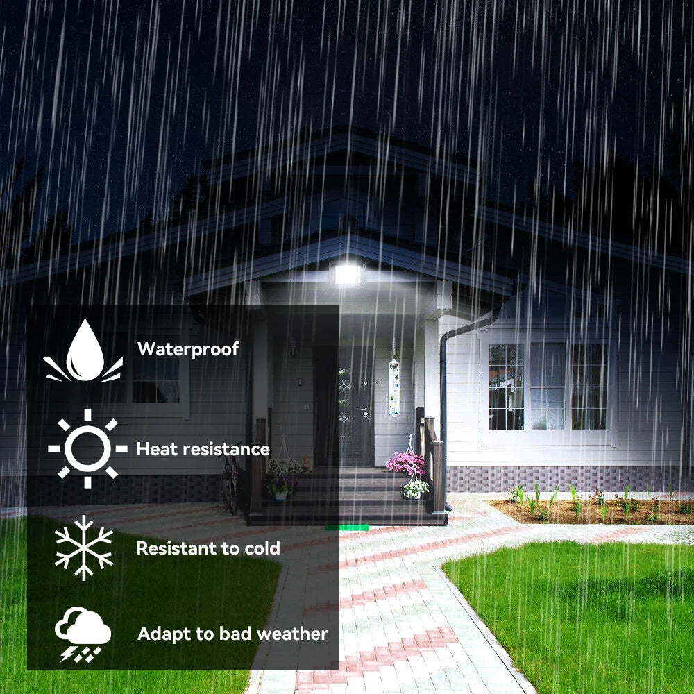 Reflector LED Exterior Impermeable IP66 – Luz LED de Alta Potencia para Jardín y Seguridad