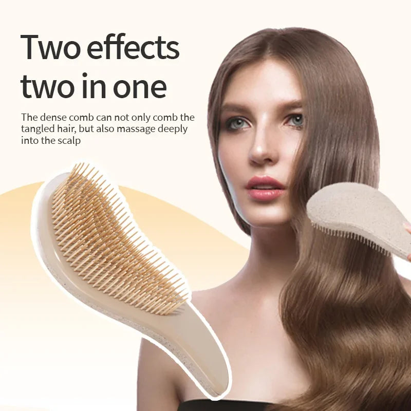 Cepillo de Cabello Ergonómico – Desenredo Fácil y Sin Dolor