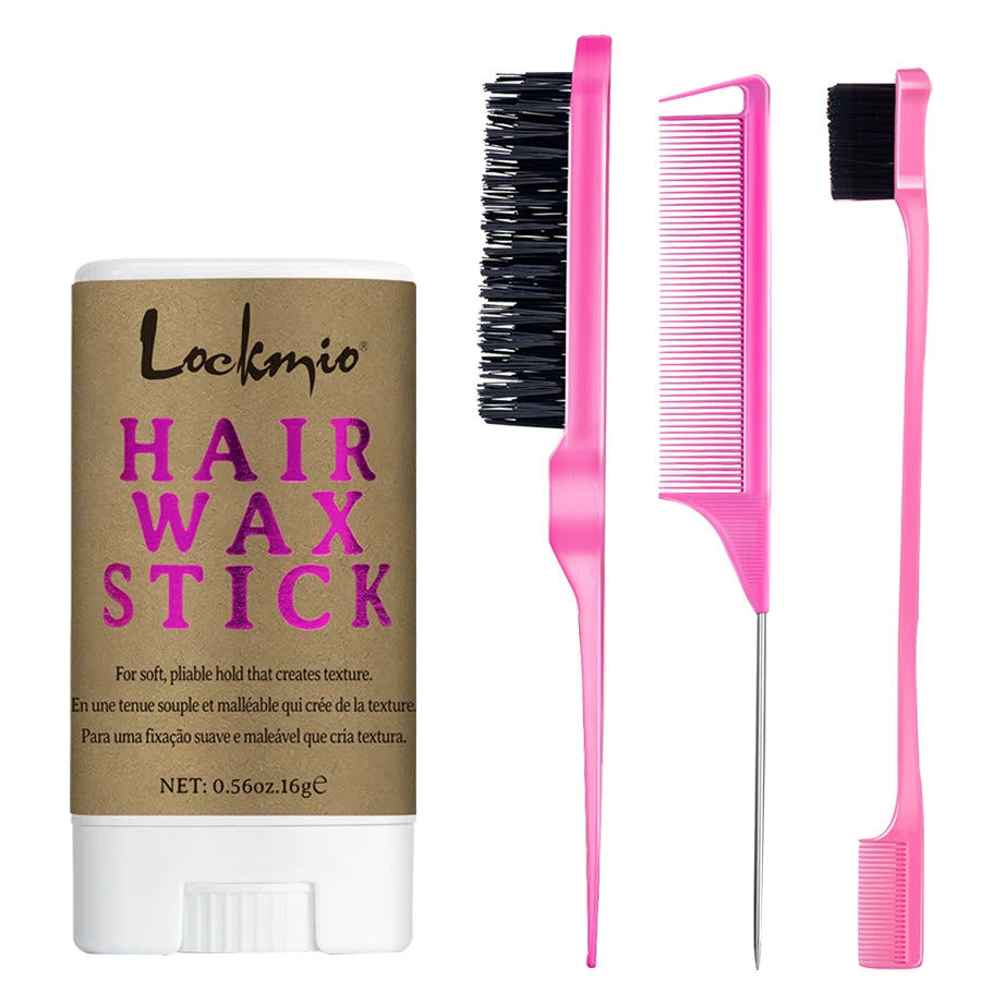 Barra de Cera para Cabello Fijador Anti Frizz