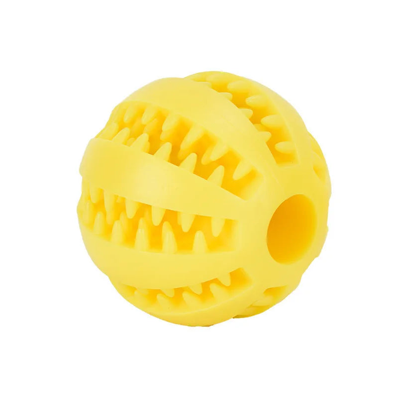 Pelota Interactiva para Mascotas de Goma Limpieza Dental