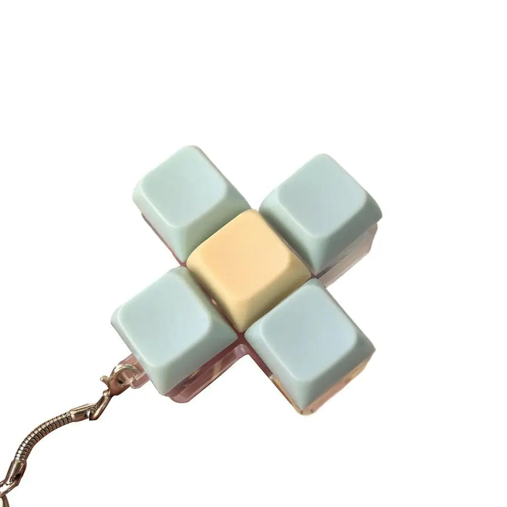 Mini Teclado Antiestrés con Llavero (Fidget Clicker)