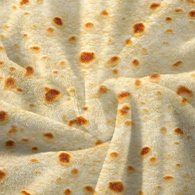 Manta Tortilla Gigante Suave – Cobija Divertida Decorativa, Calida y Ligera para el Hogar