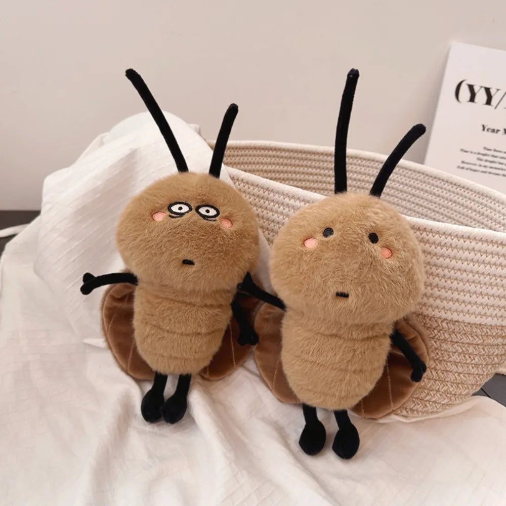 Peluche Divertido de Cucaracha Kawaii - Almohada de Felpa 20cm