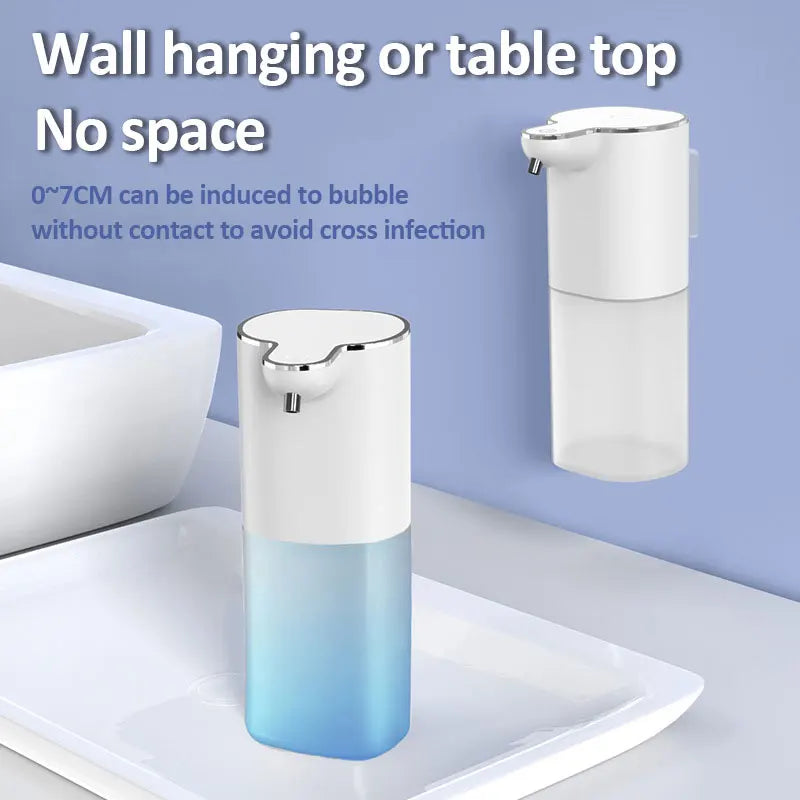 Dispensador Automático de Jabón Líquido Recargable 400ml Sin Contacto