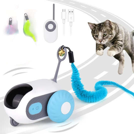 Juguete Interactivo Inteligente para Gatos con Control Remoto