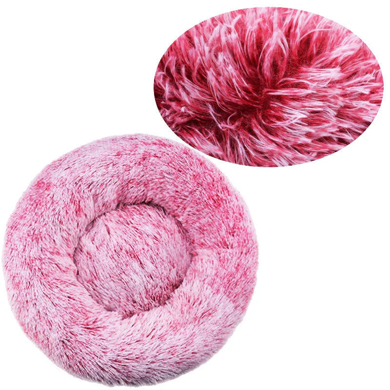 Cama Redonda Suave para Perros y Gatos – Cama Acolchada para Mascotas