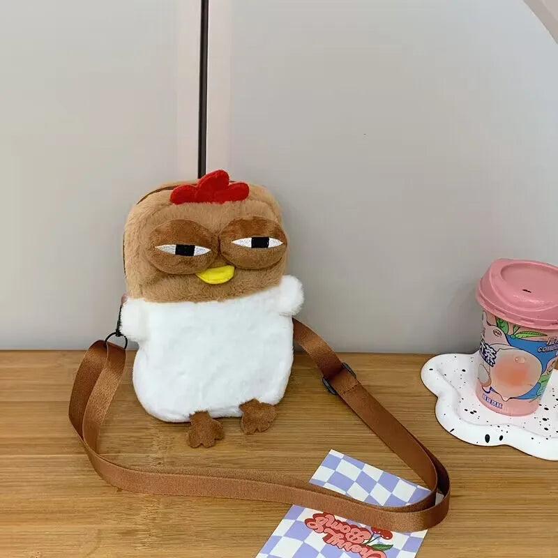 Bolsa Peluche Gallina Divertida Ugly – Bolso Plush Original