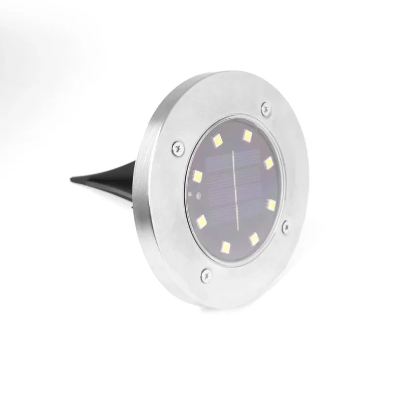 Luz Solar LED para Jardín – Lámpara de Suelo Impermeable para Camino y Patio