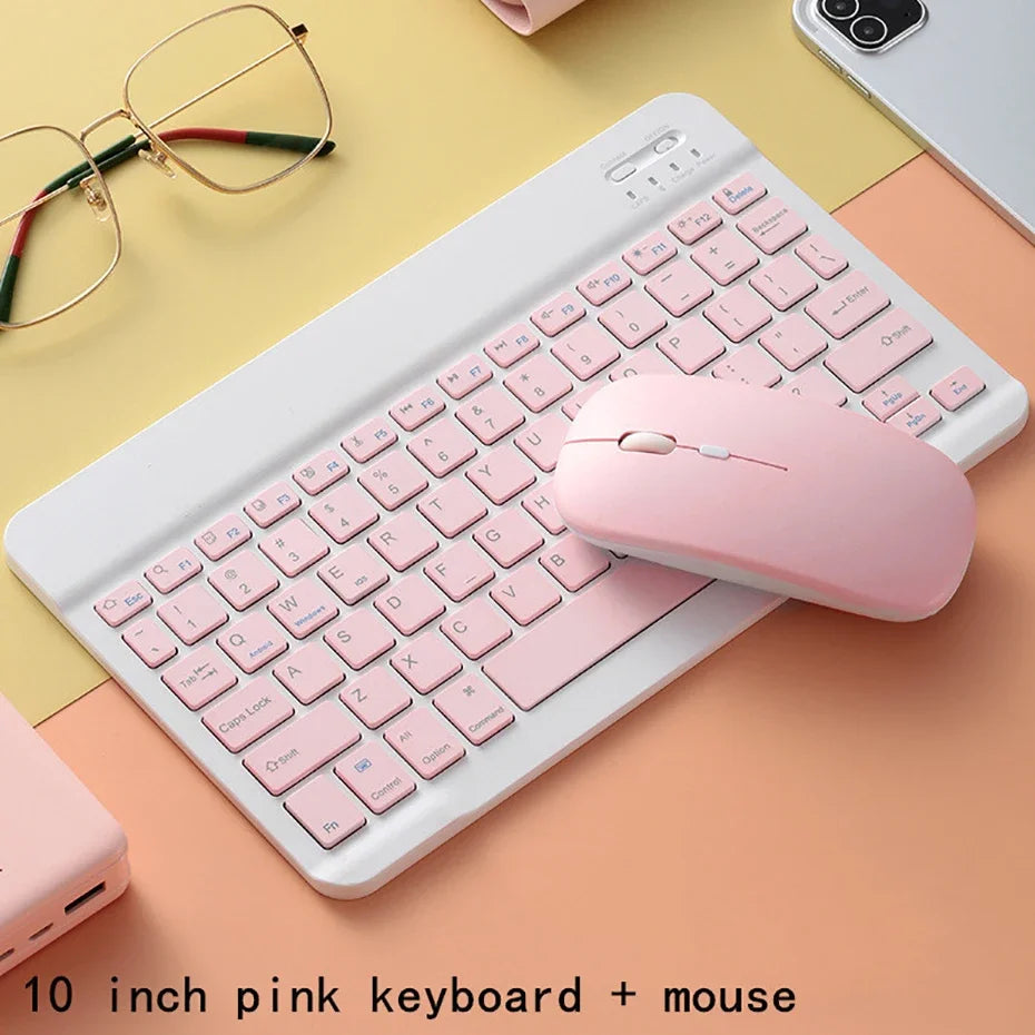Teclado Bluetooth 10 Pulgadas para iPad y Tablet – Compacto Español/Inglés