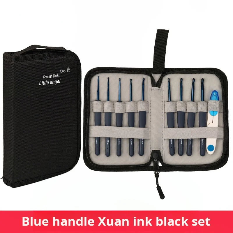 Set de Herramientas para Tejer con Mango Ergonómico - 10 Unidades