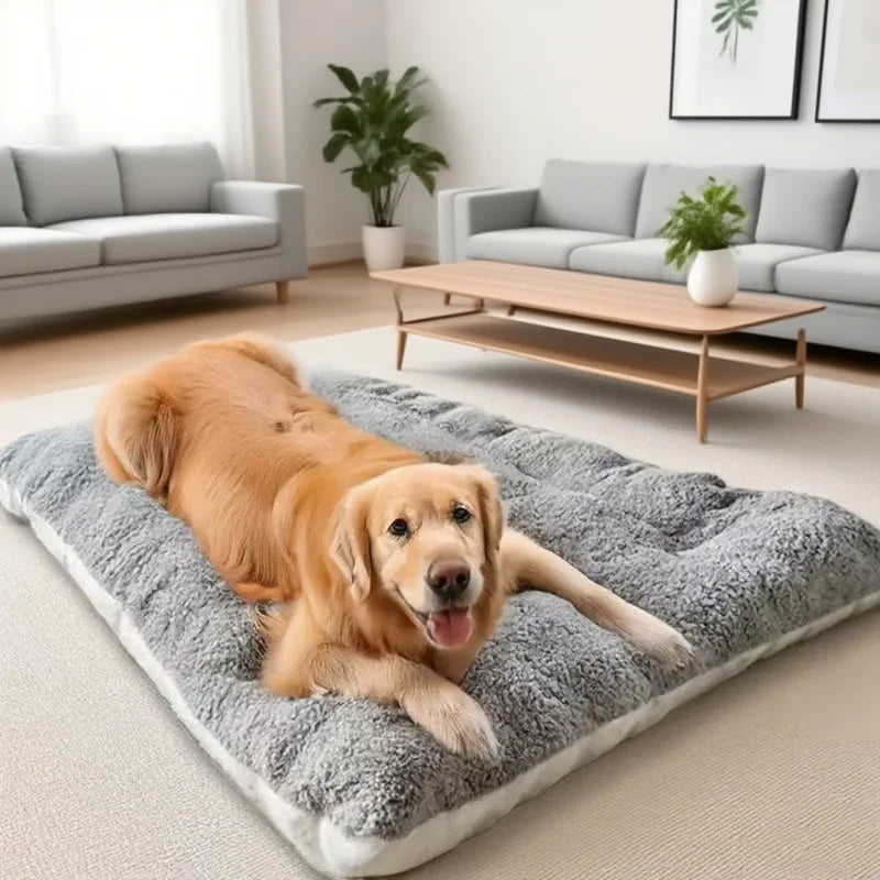 Cama Extra Grande y Suave para Perros – Colchoneta Acolchada para Mascotas