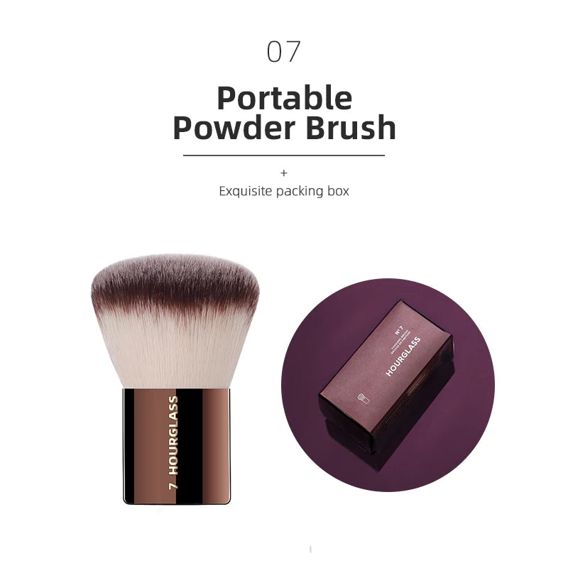 Brochas para Base, Polvo, Rubor y Sombras – Set Premium, Rostro y ojos