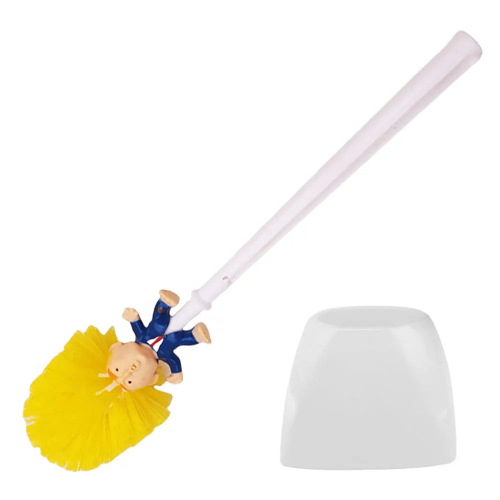 Cepillo para Inodoro Divertido con Soporte - Decorativa y Funcional