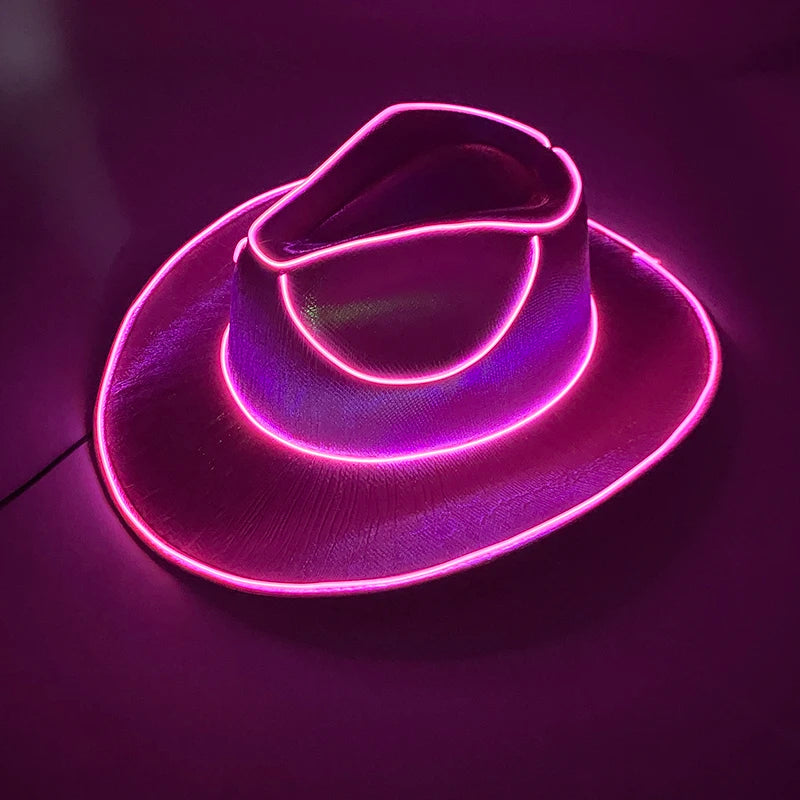 Sombrero LED Neón