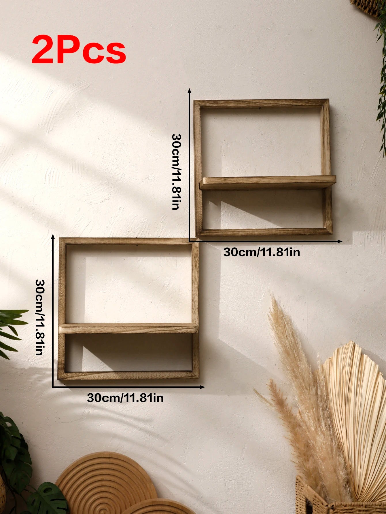 Repisas Flotantes de Madera Decorativas para Pared
